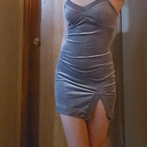 Grey Mini Dress